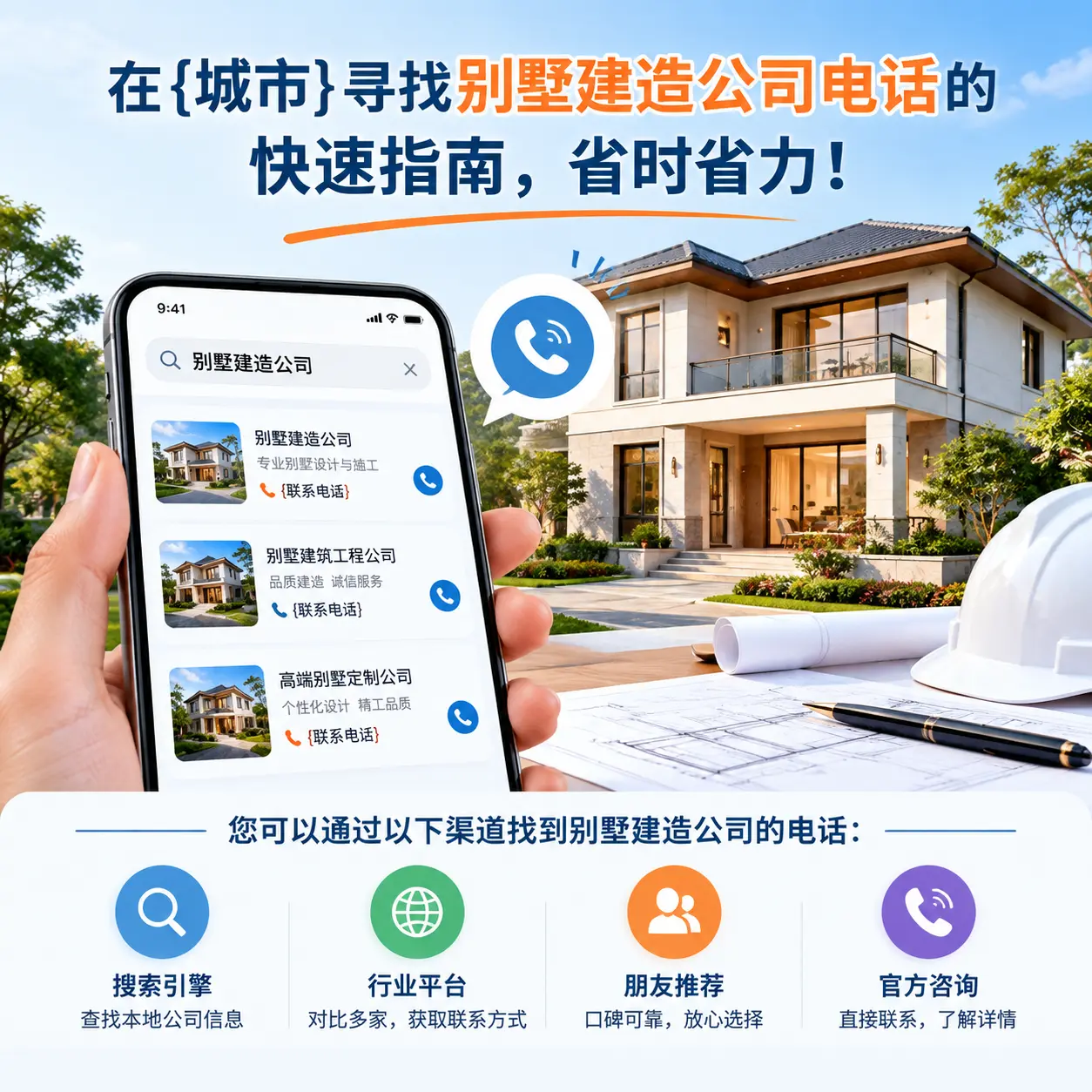 在黎平寻找别墅建造公司电话的快速指南，省时省力！